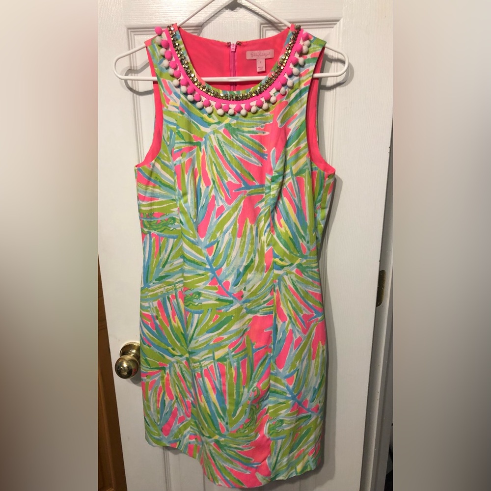 Lilly Pulitzer Mila Shift dress Tika Pink size 6